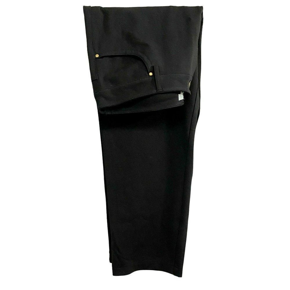 Randy Bleu Black Hi-rise Straight Leg Stretch Ankle Jeans Sz16 Classic 5 Button